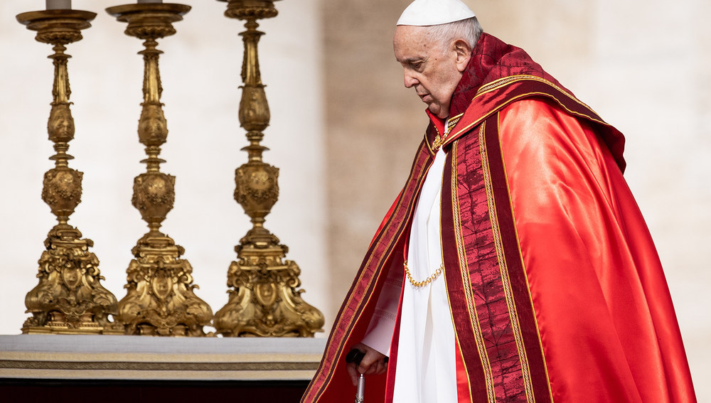 Papst Franziskus am Palmsonntag 2023
