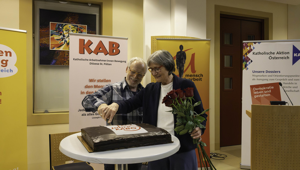 Hubert Gratzer neuer Vorsitzender - v.l.: Hubert Gratzer, Anna Wall-Strasser - gewählt am 14. März 2026 in Wien