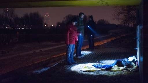 Obdachlose Kältetelefon