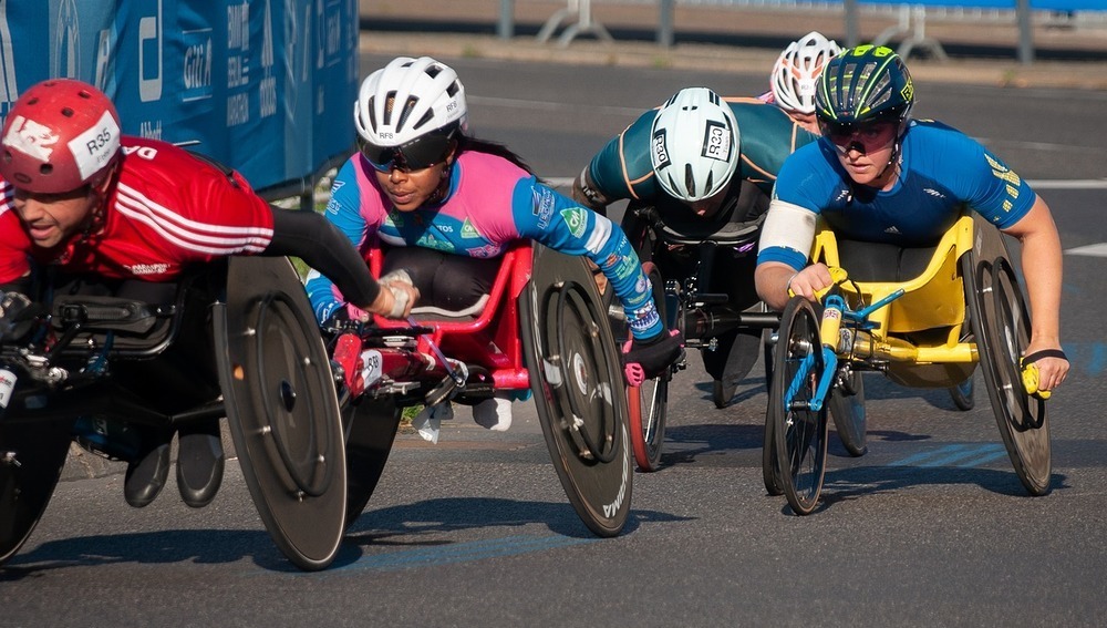 Paralympics Rollstuhl-Rennen