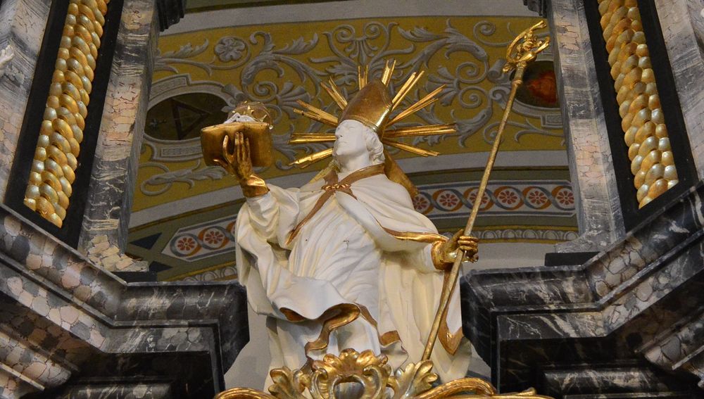 Gebhards-Statue in der Bregenzer Kirche St. Gebhard