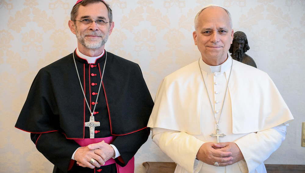 Josef Grünwidl und Papst Leo XIV.