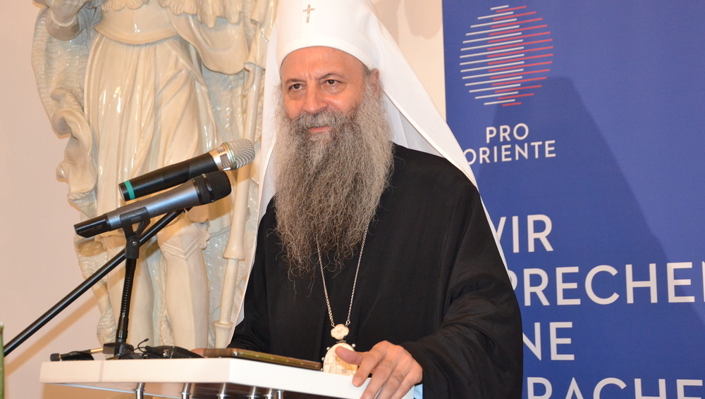 Patriarch Porfirije in Österreich - Vortrag im Erzbischöflichen Palais