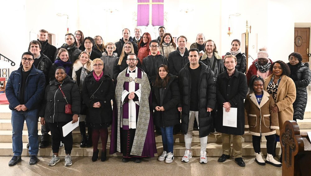 Taufzulassungsfeier der Erzdiözese Wien mit Pastoralamtsleiter Markus Beranek