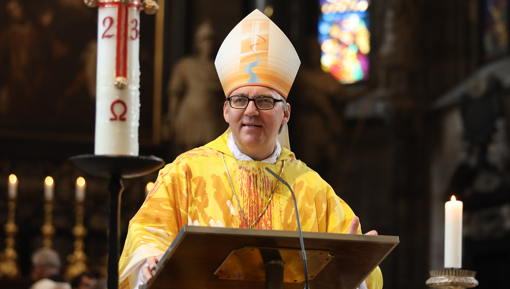 Aufgenommen am 1. Mai 2023 beim Gottesdienst im Wiener Stephansdom zum Abschluss des Familienkongresses der Schönstattbewegung