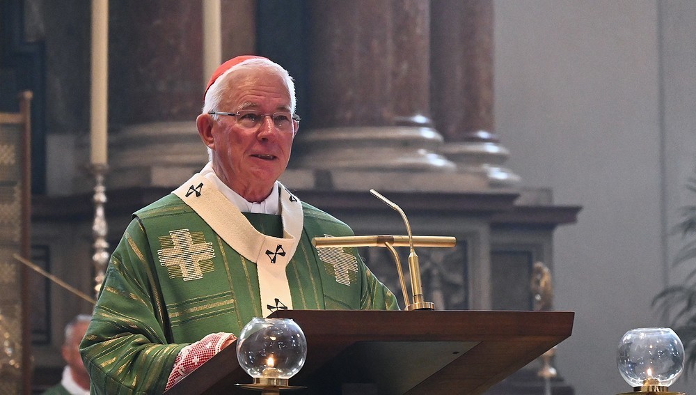 Salzburger Erzbischof bei einer Predigt am 9. August 2026 im Salzburger Dom