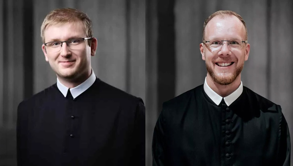 Pater Petrus Dreyhaupt und Pater Josef Beer