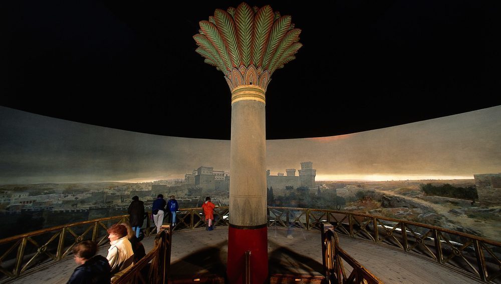 Innenaufnahme 'Jerusalem-Panorama Kreuzigung Christi' in Altötting