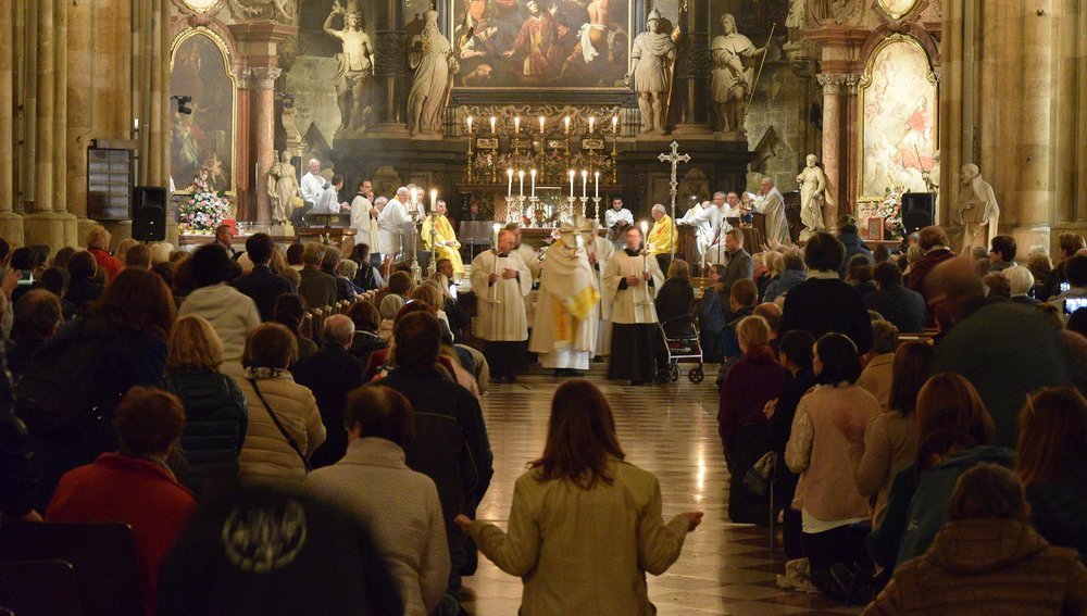 Eucharistische Anbetung beim Medjugorje-Friedensgebet