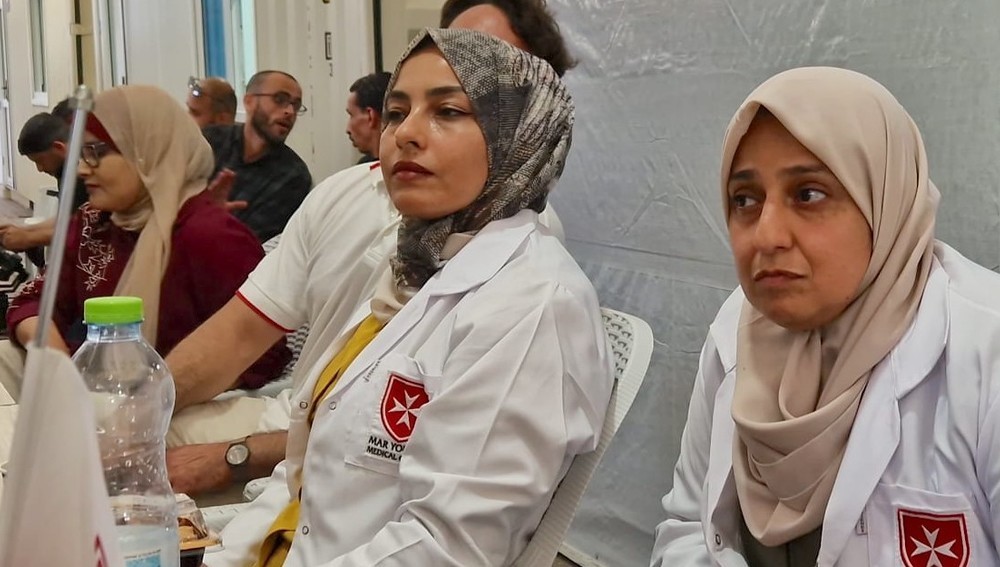Team von Malteser-Klinik in Gaza