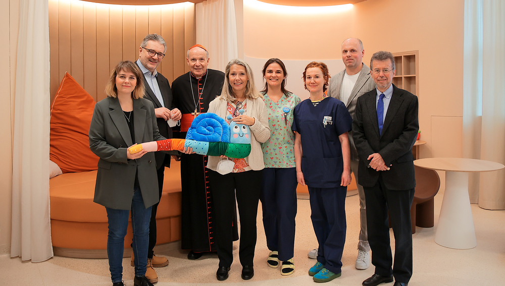 Schönborn segnete am 13.12.2023 Kinderpflegedomizil