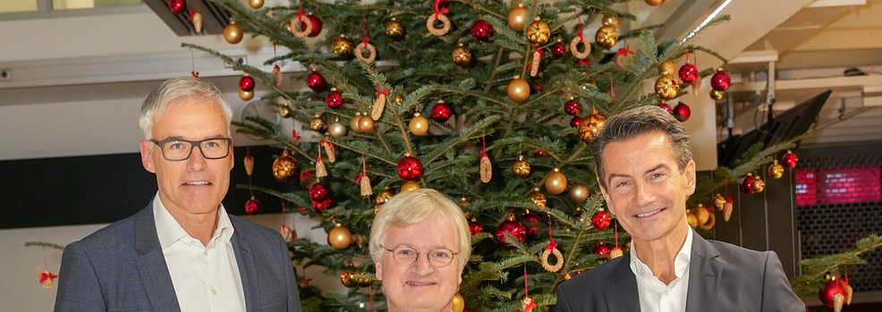 Christbaum aus Stift Admont im ORF-Zentrum am Küniglberg