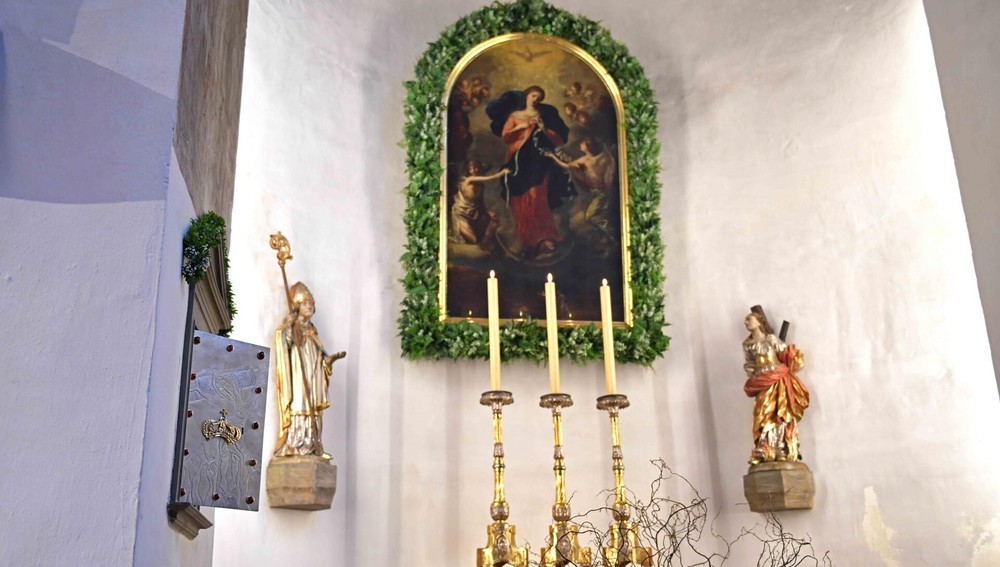Bild 'Maria Knotenlöserin' in der Kirche St. Peter am Perlach